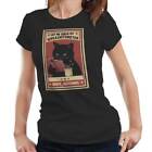 Let Me Check My Giveashitometer Fitted Ladies Tshirt Funny Cat Retro Vintage