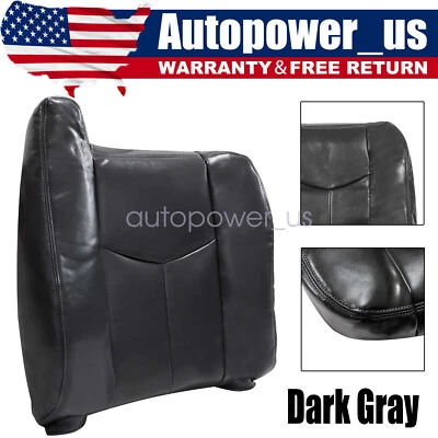 Front Driver Top Leather Seat Cover NO Armrest For 2003-2007 Chevy Silverado New - Изображение 1 из 4