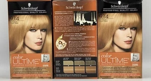 3 X Schwarzkopf Professional Quality Color 9.14 ICY COPPER Ultime Glowing Copper - Picture 1 of 3