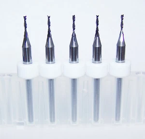 (5) 1.00mm (.0394") 2 FLAUTA MICRO CARBURO TERMINALES - ESPECIAL XHRE-100DDX (50) - Imagen 1 de 1