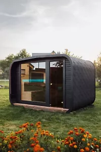 Gartensauna Mit ELEKTROOFEN Außensauna Saunahaus HolzSauna Aussensauna Fasssauna - Bild 1 von 14