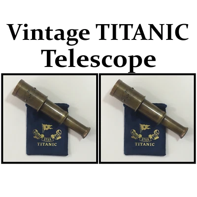 Telescopio Titanic White Star Line Telescopio Vintage Titanic Regalos Mercancía Foto 1 de 4