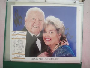 Mickey Rooney & Wife AUTOGRAPHED 8 X 10 PHOTO - Picture 1 of 3