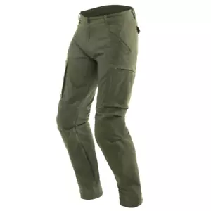 Pantalón Jeans Moto Dainese Combat Tex Verde Tg 31 Green Cargo Urban Touring - Imagen 1 de 5
