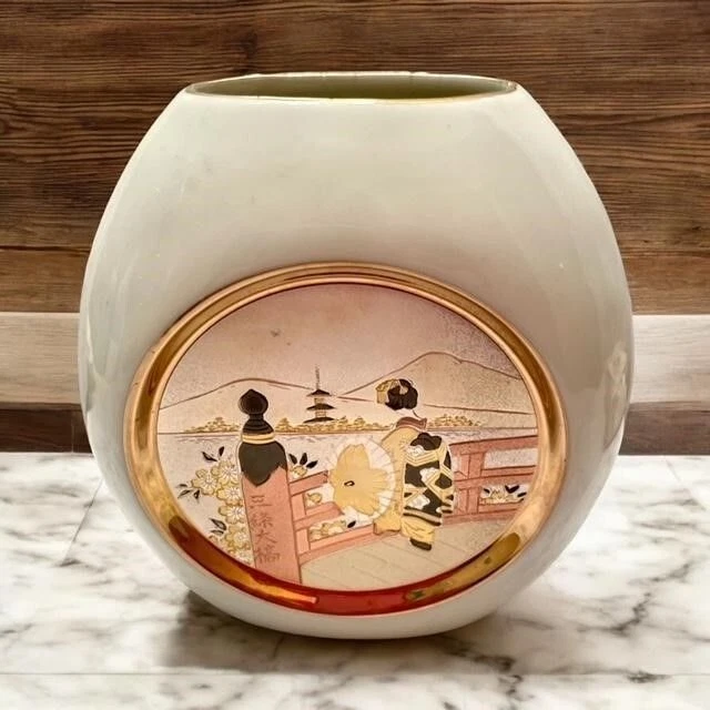 Chokin 花瓶日本古董花瓶| eBay