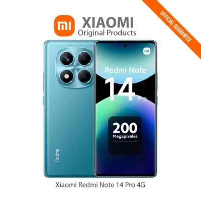 Xiaomi Redmi Note 14 Pro 4G Versión Global Smartphone NFC 6.67" 200MP AI 5500mAh - Imagen 1 de 4