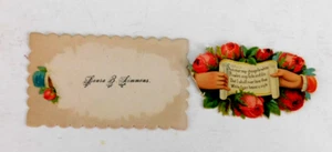 Vintage Friendship Card, should be attached, pretty - Picture 1 of 1