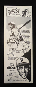 1974 RARE Bob Parker 2nd Best Babe Herman Brooklyn Dodgers O'Doul Phillies