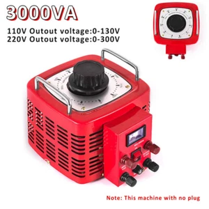 3000VA Variac Transformer 110/220V Variable AC Voltage Regulator Metered No Plug - Picture 1 of 10