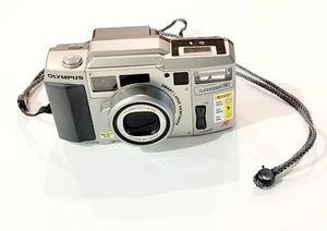 OLYMPUS Camera Superzoom 90 35mm Camera Smart Lens - Vintage - Untested - Picture 1 of 13