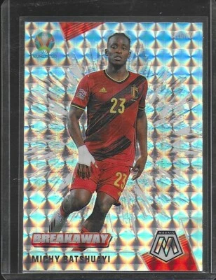 2021 Panini mosaic uefa euro soccer breakaway silver mosaic Michy Batshuayi - Image 1 of 2