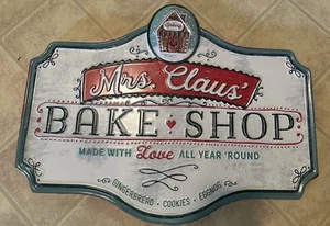 Vintage Metal Sign Mrs Claus’ Bake Shop - Picture 1 of 2