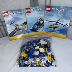 Lego Creator 3 In 1 Aviation Adventure - 31011 AS IS With All 3 Manuals