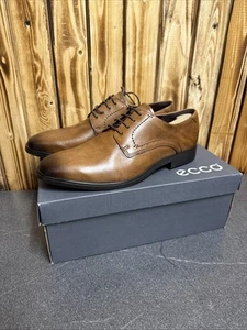 Ecco Men's Melbourne Shoes Leather Derby Oxford Shoes Size- UK10.5 -11 EU45 New - Picture 1 of 12