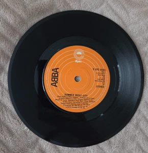 Abba - Summer Night City 7 inch Vinyl Record - Picture 1 of 2