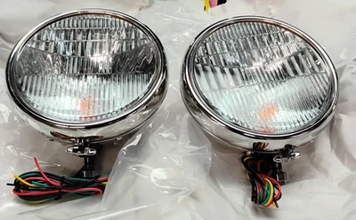 Faros de cuarzo Ford Modelo A 1930 1931 con señales de giro A-13000-BQSTS Foto 1 de 4