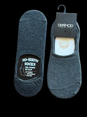 Calcetines Pull&Bear & Derimod Gris No Show - Calcetín Informal Invisible Corte Bajo Foto 1 de 2