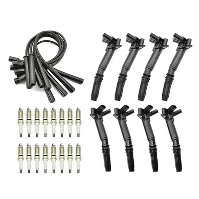 8pcs Ignition Coil Spark Plug For FORD F-150 2010-2014 UF631 UF639 5C1857 - Image 1 of 4