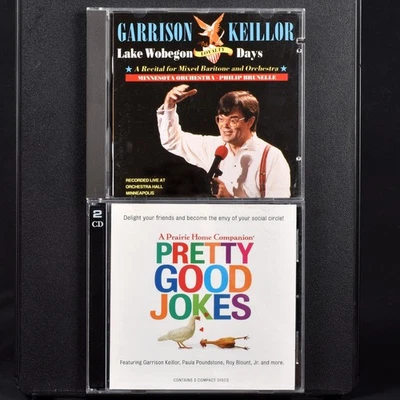 2 CD Lake Wobegon Days Prairie Home Companion Pretty Good Jokes Garrison Keillor Foto 1 de 4