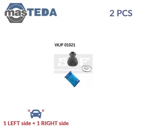 VKJP 01021 CV JOINT BOOT KIT PAIR WHEEL SIDE FRONT SKF 2PCS NEW OE REPLACEMENT - Picture 1 of 5