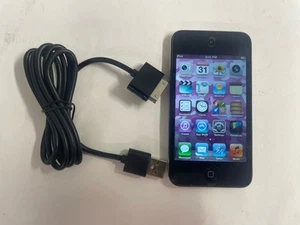 Apple iPod Touch 4. Generation 8GB Player - Schwarz Entsperrt Schöner Zustand - Bild 1 von 3