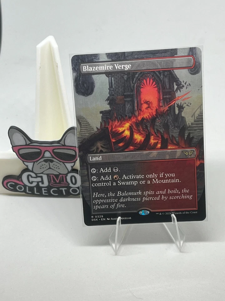 Blazemire Verge (Borderless) Duskmourn: House of Horror Regular 0329 MtG - Image 1 of 1