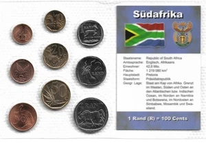 SUDÁFRICA - Juego completo de monedas - Sellado UNC - Imagen 1 de 2