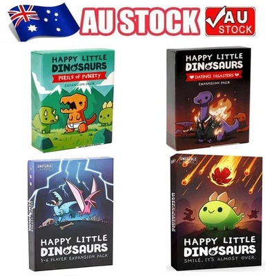 1-4 pack Happy Little Dinosaurs Base Game Deck Cards Game Board Game Au Stock - image 1 of 4