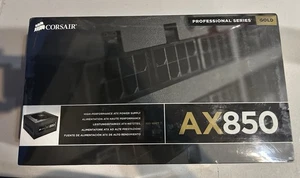 Corsair AX850 Watt Gold Professional Series Power Supply Unit Brand New Sealed - Afbeelding 1 van 6