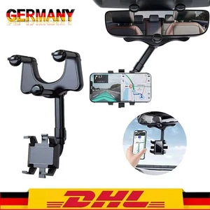 Espejo retrovisor smartphone soporte universal coche coche móvil soporte espejo montaje - Imagen 1 de 11