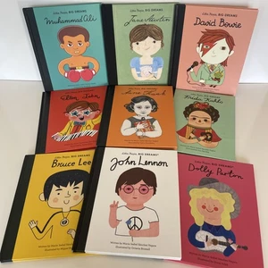Little People Big Dreams Hardcover Lot x9 – Jane Austen, Bowie, Lennon, Frida Ka - Picture 1 of 21