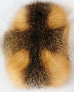 Fourrure Gants Cross Fox fuchs Wellness Massage Renard Argenté Roux Nature - Bild 1 von 3