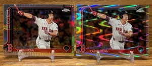 MASATAKA YOSHIDA Prism + RayWave Refractor LOT | 2025 Topps Chrome RED SOX #141 - Picture 1 of 2