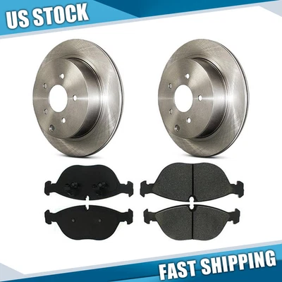 Juego de rotores de freno delanteros + pastillas de freno para Mercedes-Benz S500 2003 2004 2005 2006 Foto 1 de 4