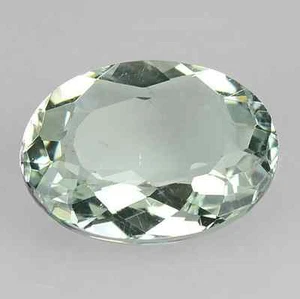 1.89 ct Natural Oval-cut Light-Green VVS Oligoclase (Madagascar) - Picture 1 of 6