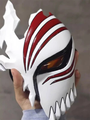 Bleach Mask Bleach Ichigo Tensa Bankai Kurosaki Half Face Mask Halloween Props - Image 1 of 4