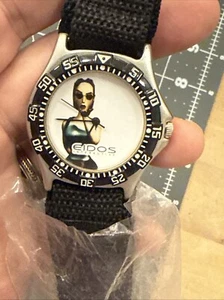 BRAND NEW Tomb Raider Lara Croft Wristwatch Watch Vintage RARE 90’s Eidos Promo - Picture 1 of 9