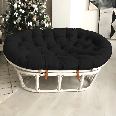 Double Papasan Cushion Egg Swing Chair Cushion Thick Large Rocking Chair Pad  - Image 1 of 4