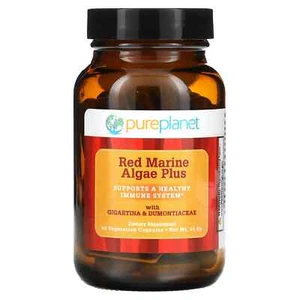 2 X Pure Planet, Red Marine Algae Plus, 90 Vegetarian Capsules - Picture 1 of 2