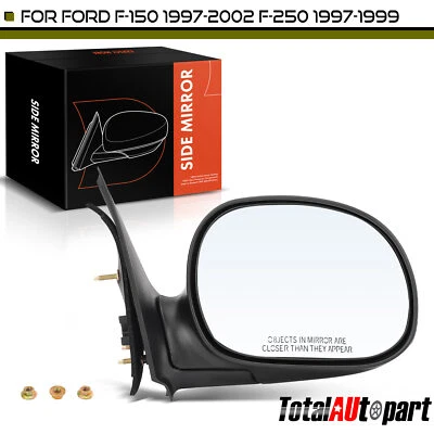 Espejo retrovisor manual negro para Ford F-150 1997-2002 F-250 97-99 5,4 L 4,6 L 4,2 L derecho Foto 1 de 4