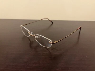 NEW Marchon Airlock 2 760 8 91 GLASSES FRAMES Titanium Rimless Copper 47-21-135 - Image 1 of 4