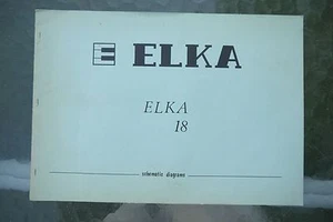 Elka 18 Electronic Organs Schematic Diagram Manual - Picture 1 of 1