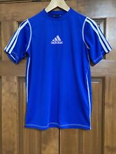 Adidas Youth Boys Athletic Tee Short Sleeve T-shirt Blue XL(18/20)
