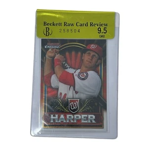 Bryce Harper 2011 Bowman Chrome BCE1 Retail Exclusive Red RC BGS 9.5 Raw Review - Picture 1 of 2