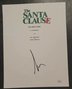 AUTÓGRAFO FIRMADO POR TIM ALLEN LA CLÁUSULA DE SANTA GUIÓN COMPLETO PRUEBA JSA - Imagen 1 de 3