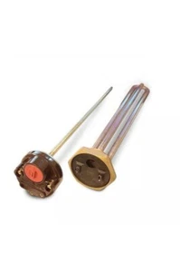 RESISTENZA + TERMOSTATO SCALDABAGNO 1200 W + CHIAVE A TUBO - Foto 1 di 8
