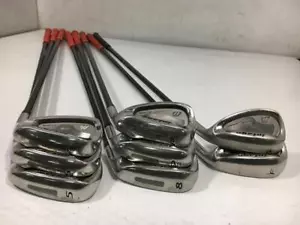 Mizuno Vintage iE Titanium Face Iron Set 8pcs 5-PW-AW-SW Premium Lite Flex R - Picture 1 of 4