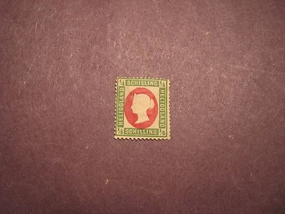 Sello Heligoland Scott # 8 Queen Victoria! 873 MNG CV 135,00 L54 Foto 1 de 2