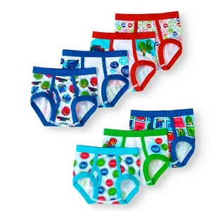 PJ Masks Boys' Training Underwear 7-Pack 100% Combed Cotton Toddler Size 4T - Picture 1 of 8