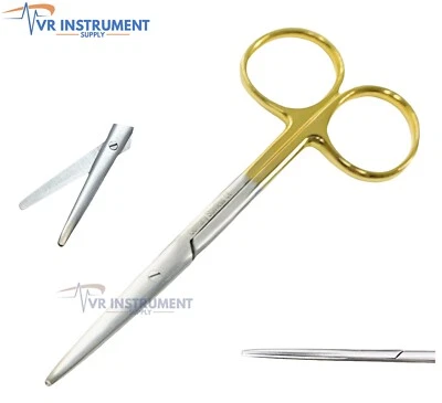 T/C Alemania Insertos de carburo de tungsteno Tijeras Metzbaum Rectas 4" Romo/Romo Foto 1 de 4